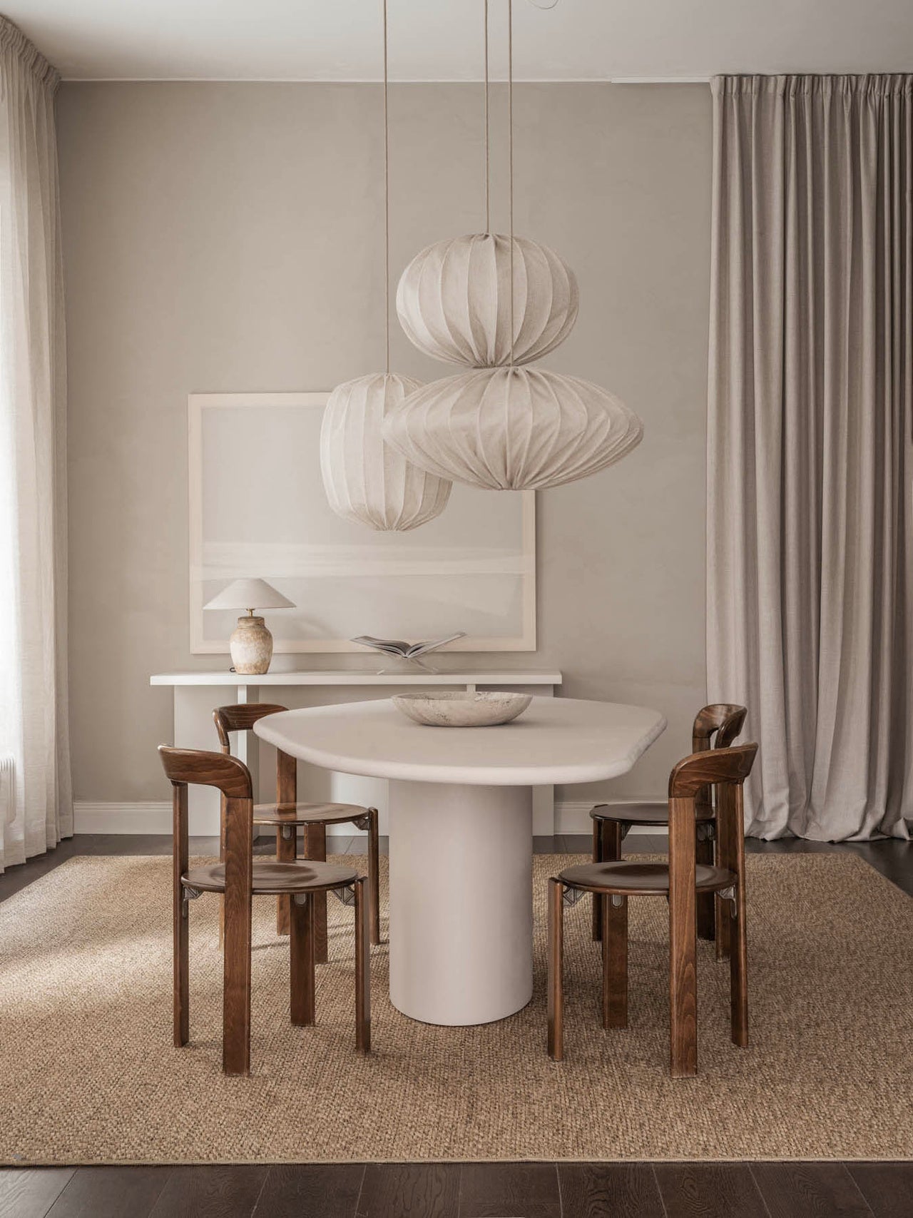 DIMM: Loftljós · Boll hör · natural · 65cm