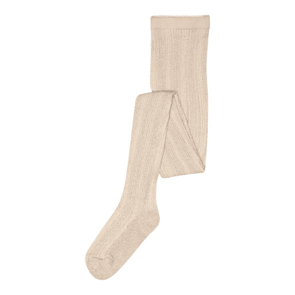 DIMM: Sokkabuxur Celocia Rib · Glitter · Ecru