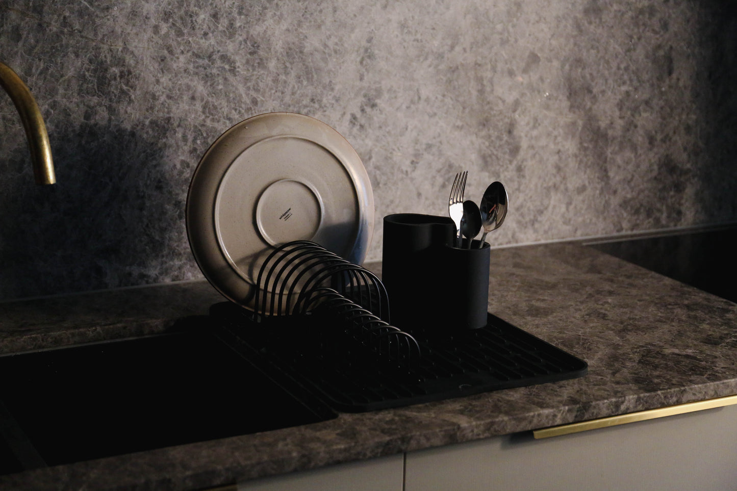 DIMM: Samanbrjótanleg þurrkmotta silikon · black