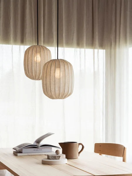 DIMM: Loftljós · Prisma hör · natural · 25cm