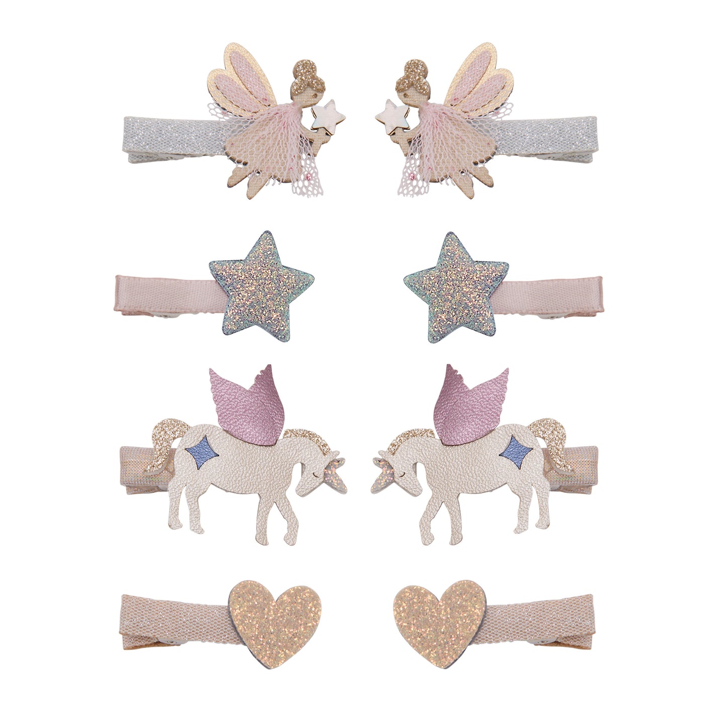 DIMM: Hárspennur mini · 8 stk · Dreamy fairy