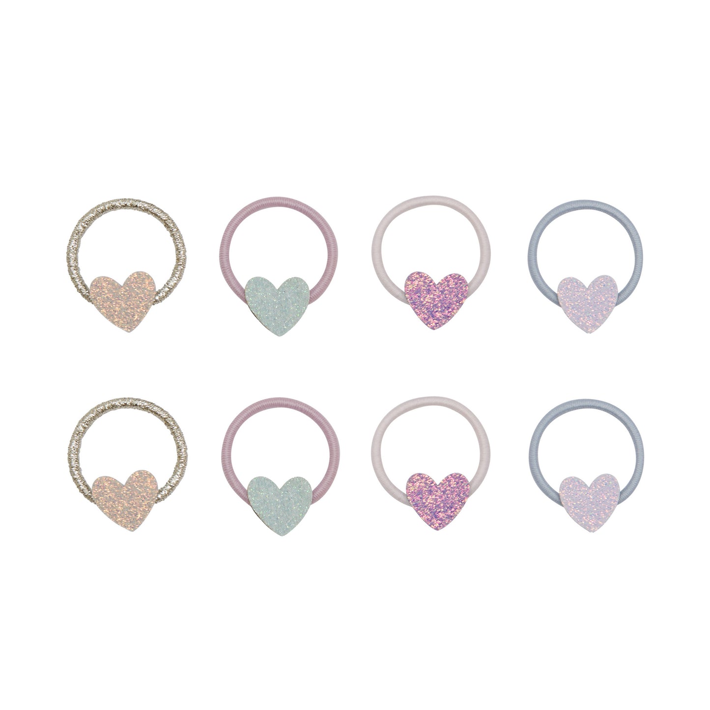 DIMM: Hárteygjur mini · 8 stk · Teeny heart
