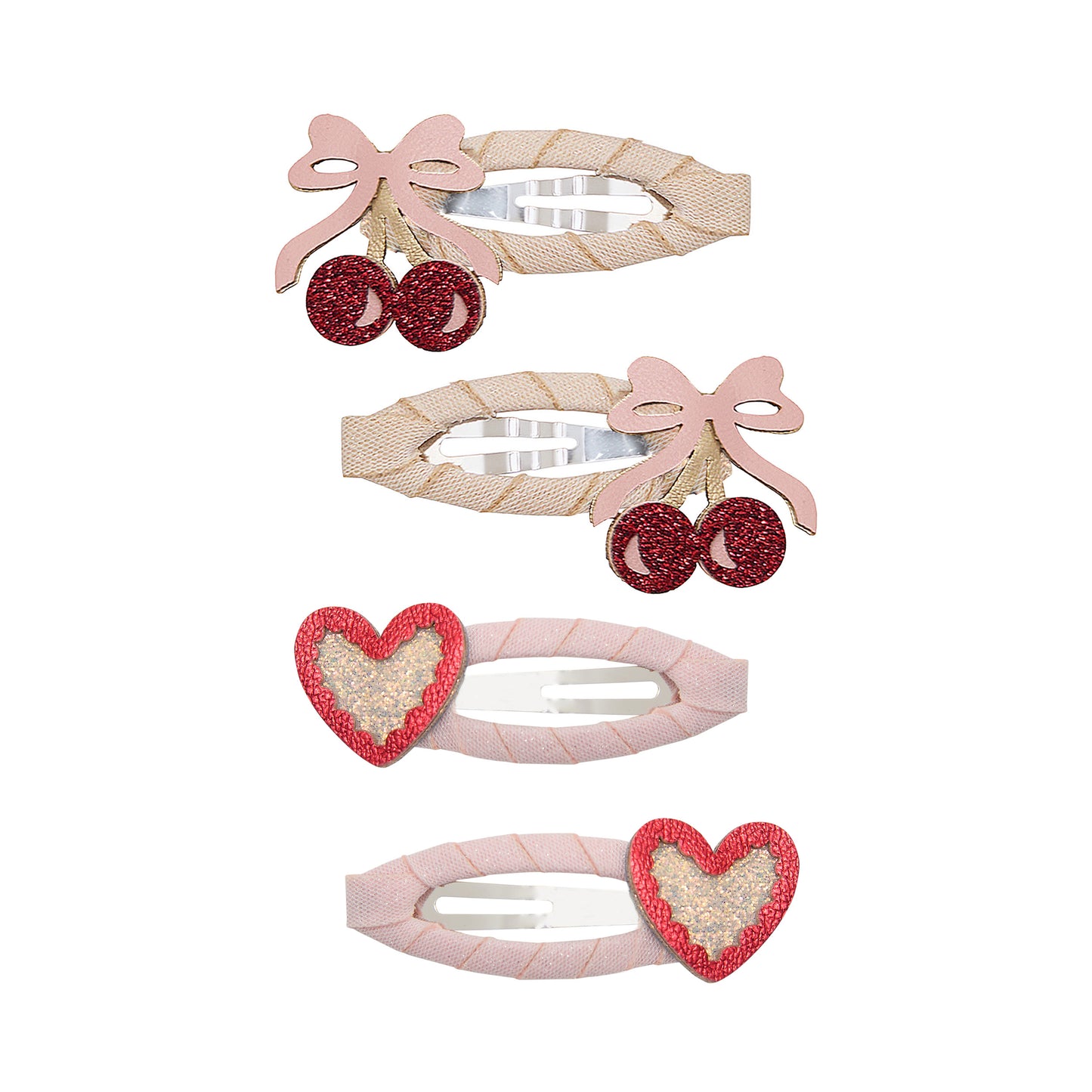 DIMM: Hárspennur · 4 stk · Fancy cherries