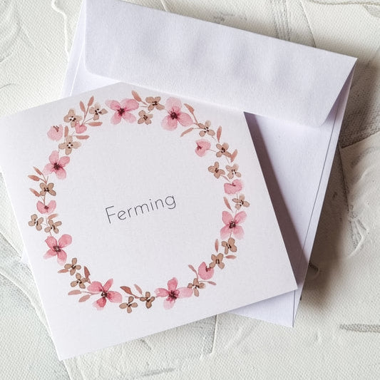 DIMM: Tækifæriskort · Ferming blóm