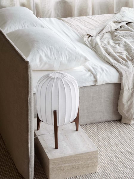 DIMM: Borðlampi · Prisma · dark ash/white