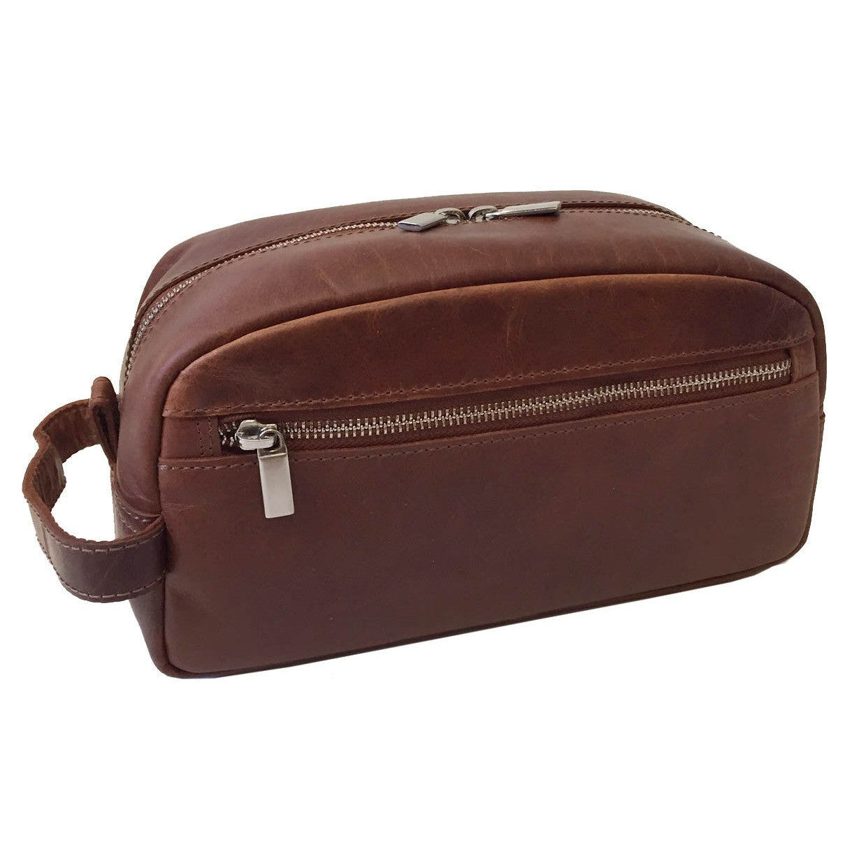 DIMM: Florence snyrtibudda 1 rennilás · leður · Cognac