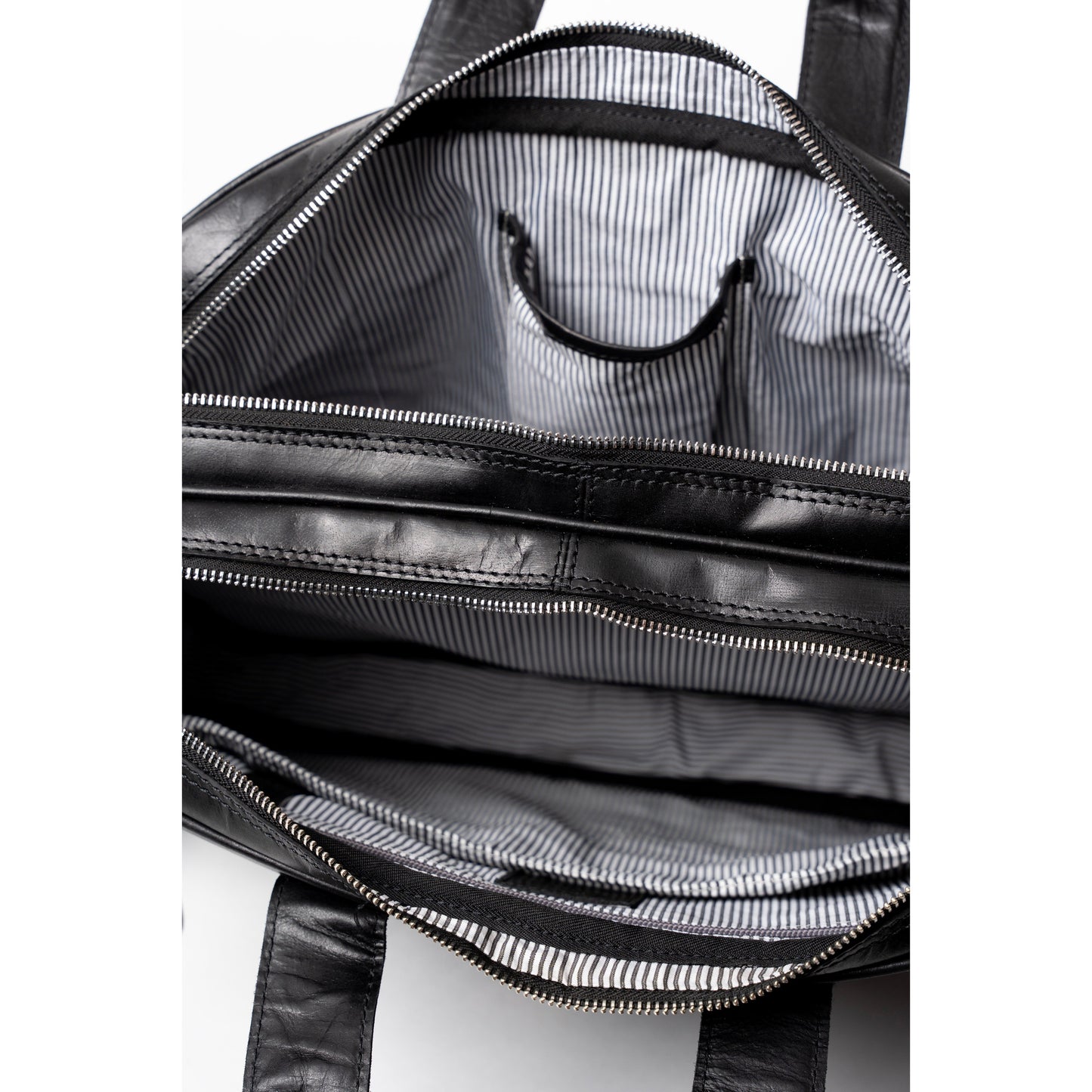 DIMM: Fartölvutaska 15,6" tvöföld · leður · cognac