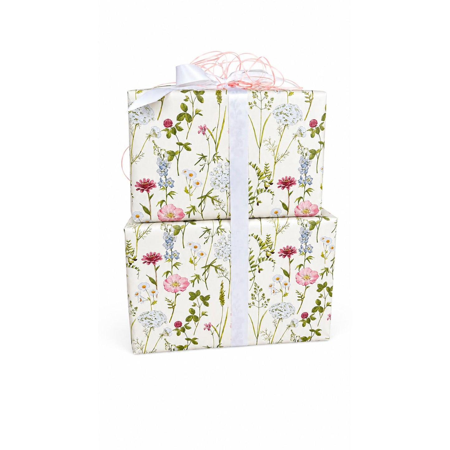 DIMM: Gjafapappír · Flower Meadow Sand · 55cm x 5m.