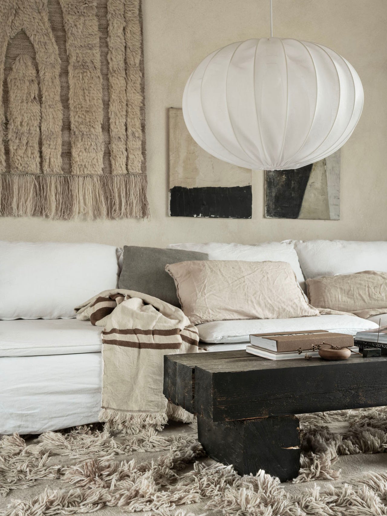 DIMM: Loftljós · Boll hör · white · 65cm