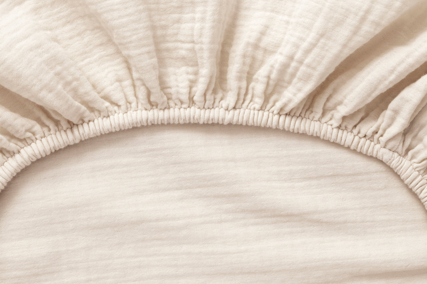 DIMM: Teygjulak muslin · Sand · 3 stærðir