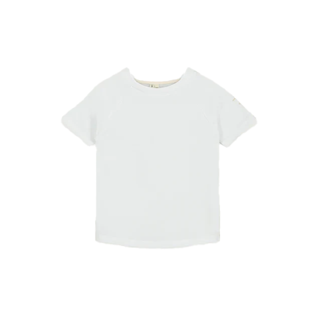 Gray Label stuttermabolur crewneck · white 1-2 ára