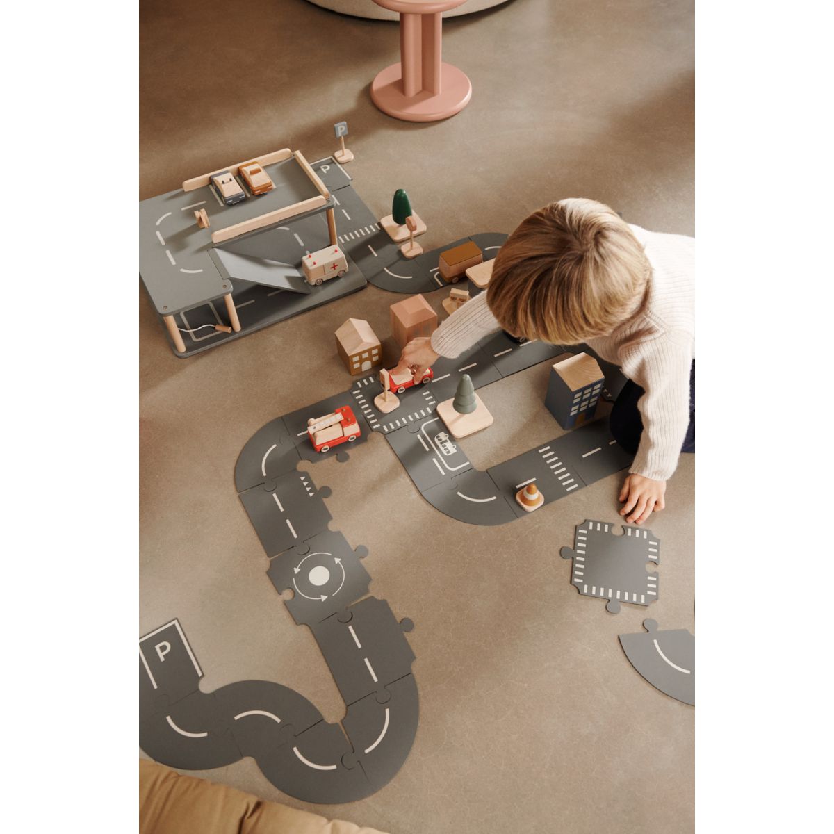 DIMM: Liewood Village lögreglubíll · Whale blue