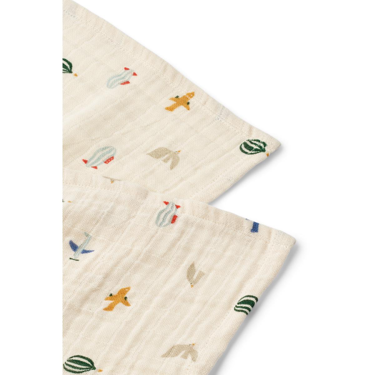 DIMM: Liewood Lewis taubleyjur · 2pk · Aviator / Ecru