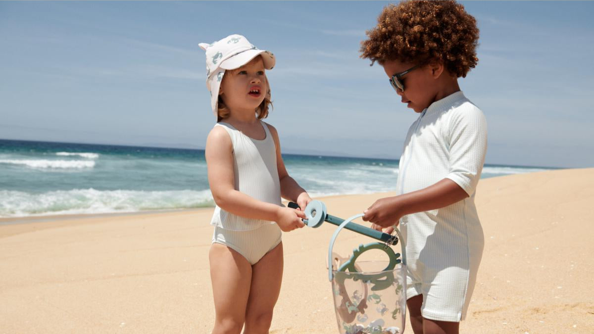 DIMM: Liewood Amara sundbolur · Stripe Pure sky / Creme de la creme