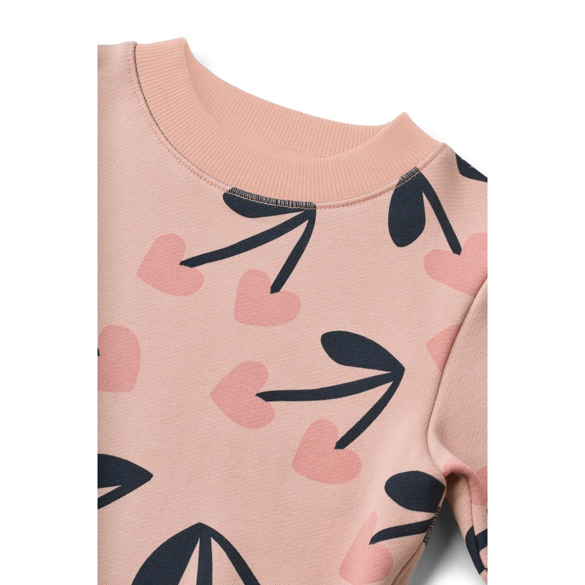 DIMM: Liewood Ridley jogging peysa · Mega Cherry heart / Rosey