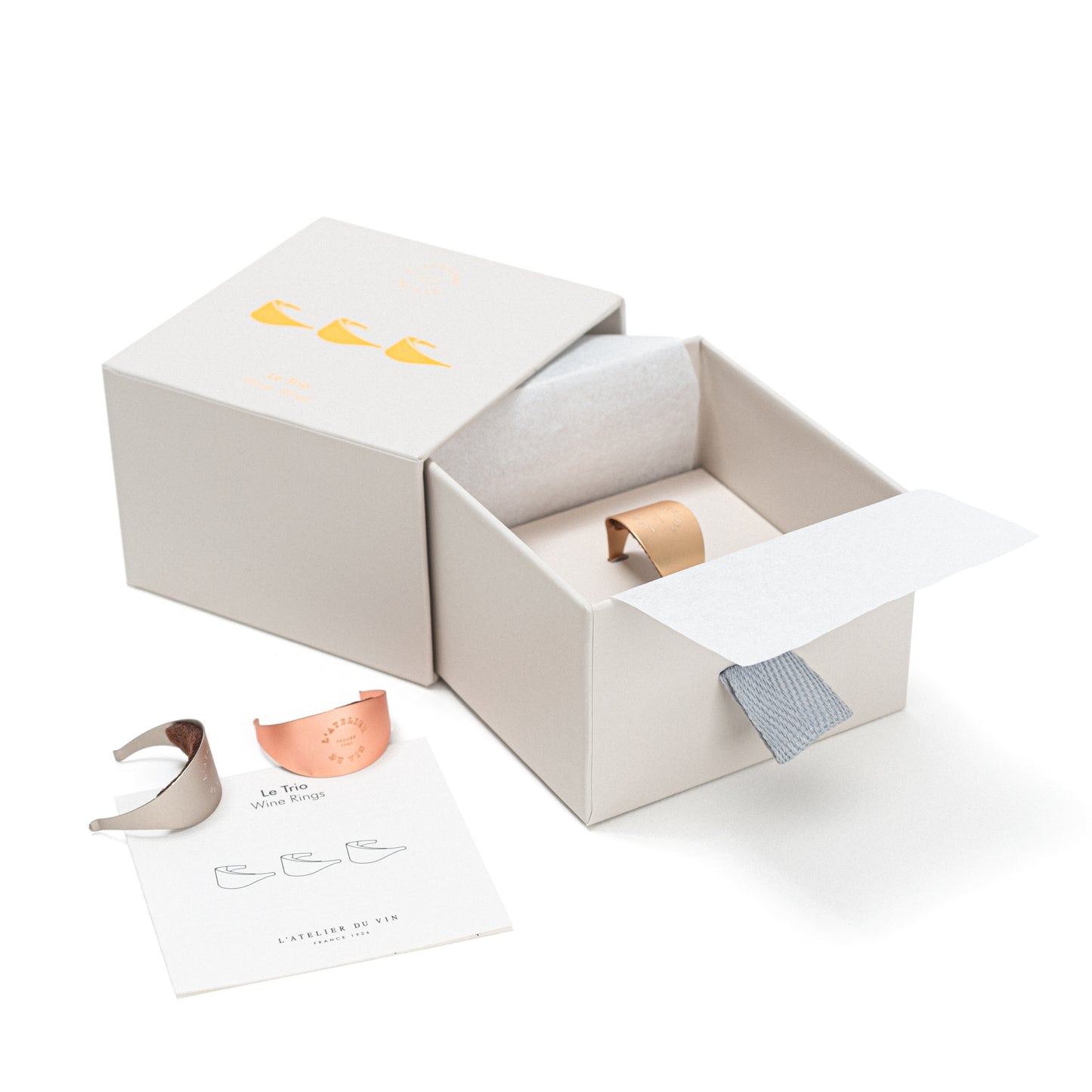DIMM: Hringir á vínflöskur · 3 stk · Le Trio