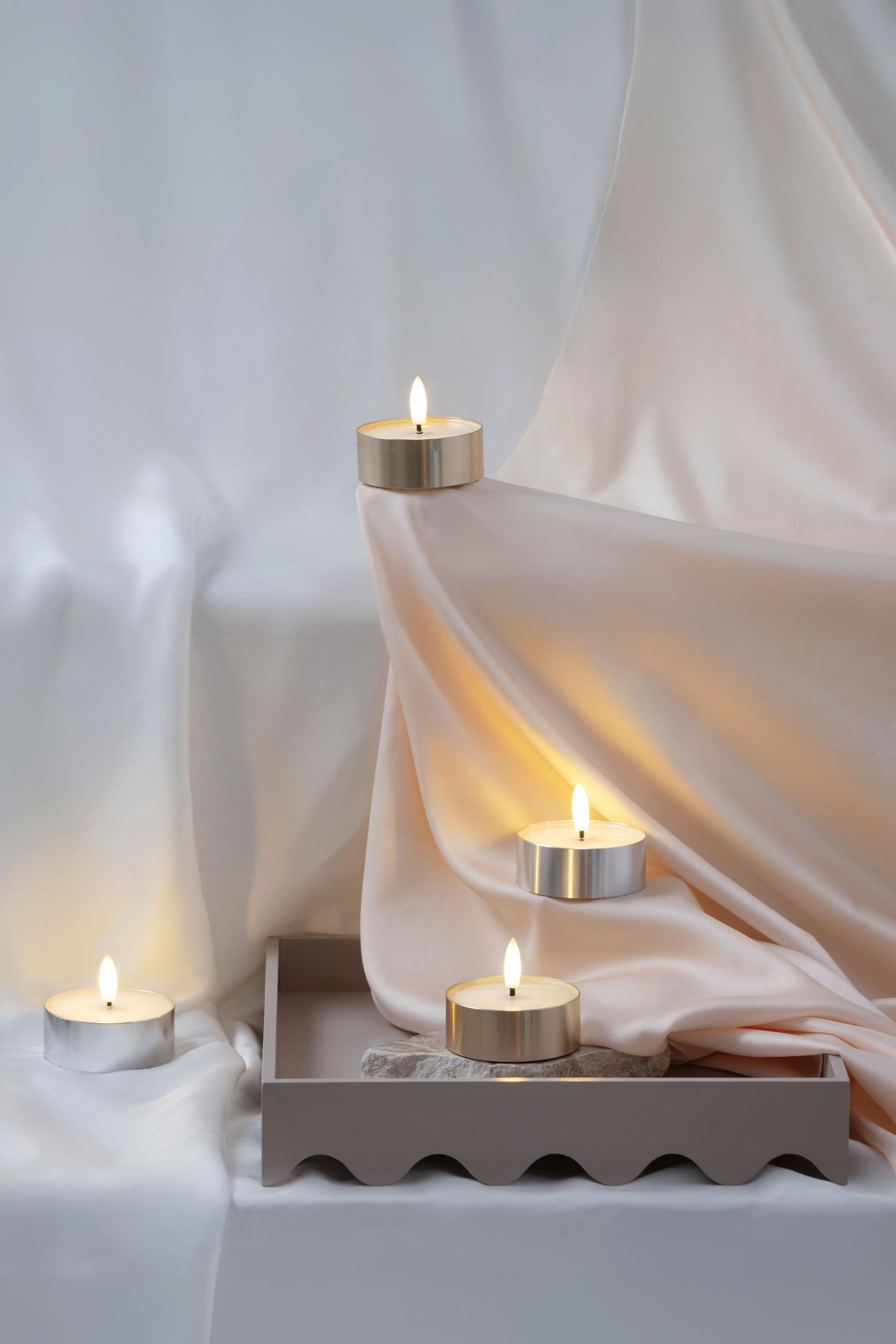 DIMM: Led sprittkerti stórt · Brass