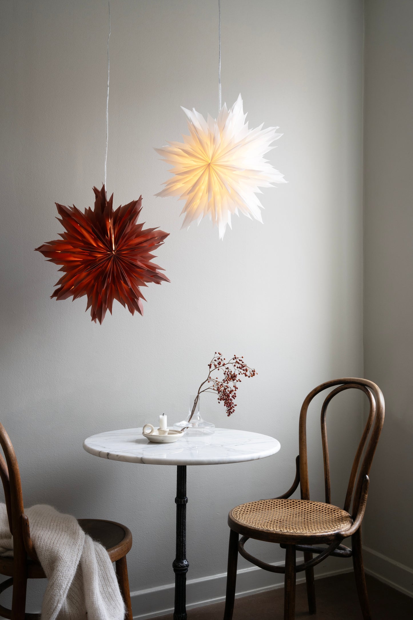 DIMM: Jólastjarna · Oslo · 44cm · red ochre