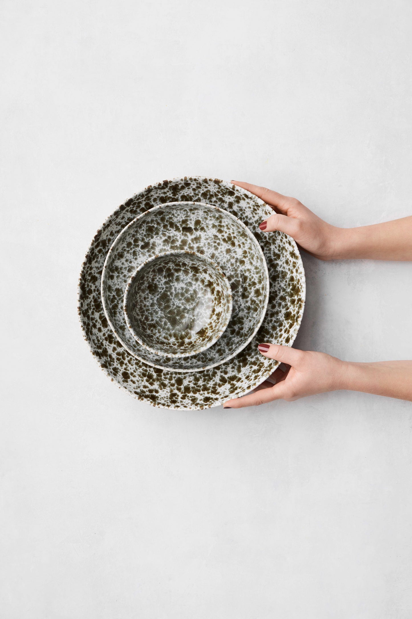 DIMM: Rivoli skál · mini · Green splatter