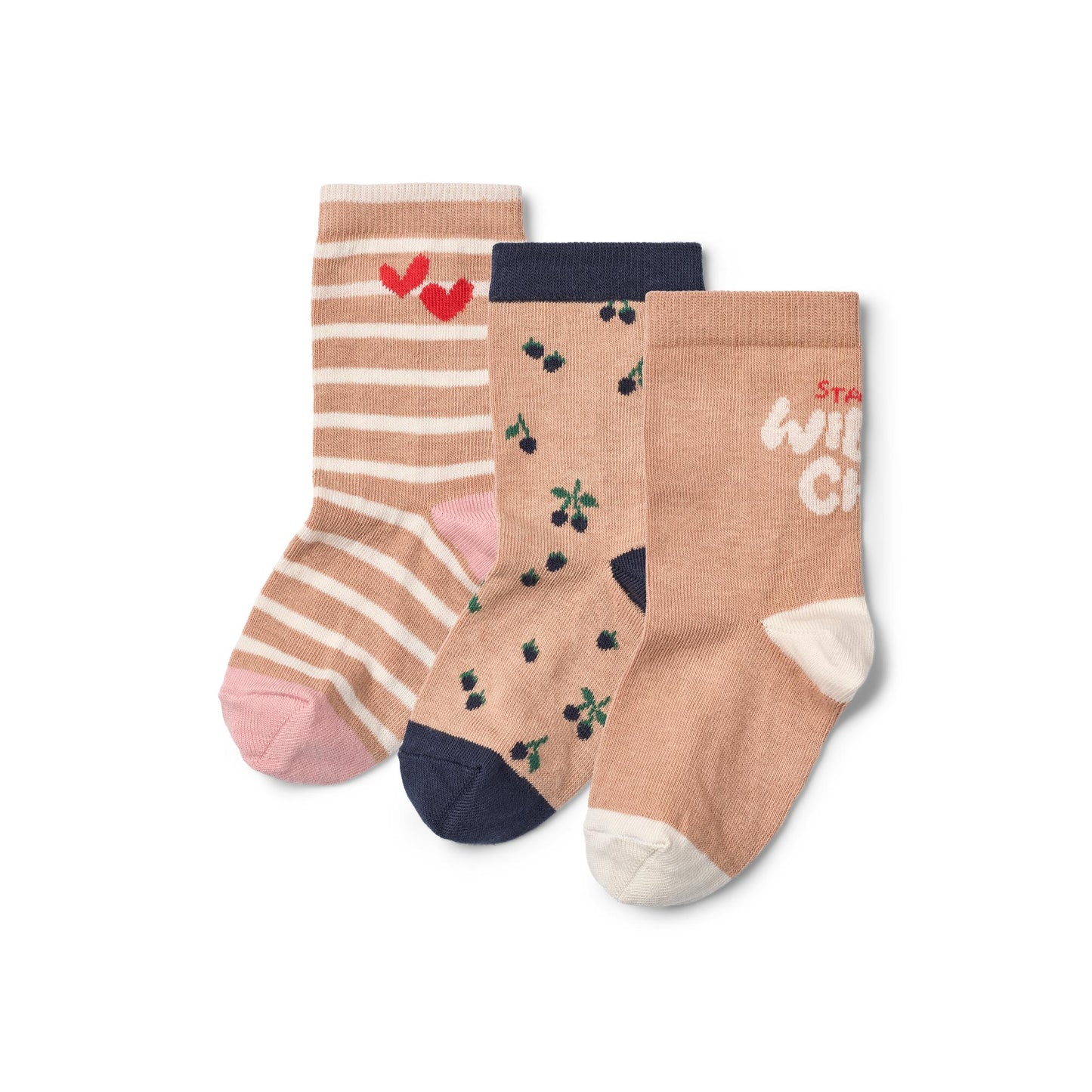 DIMM: Liewood sokkar Silas · 3 pk · Berry Multi Mix