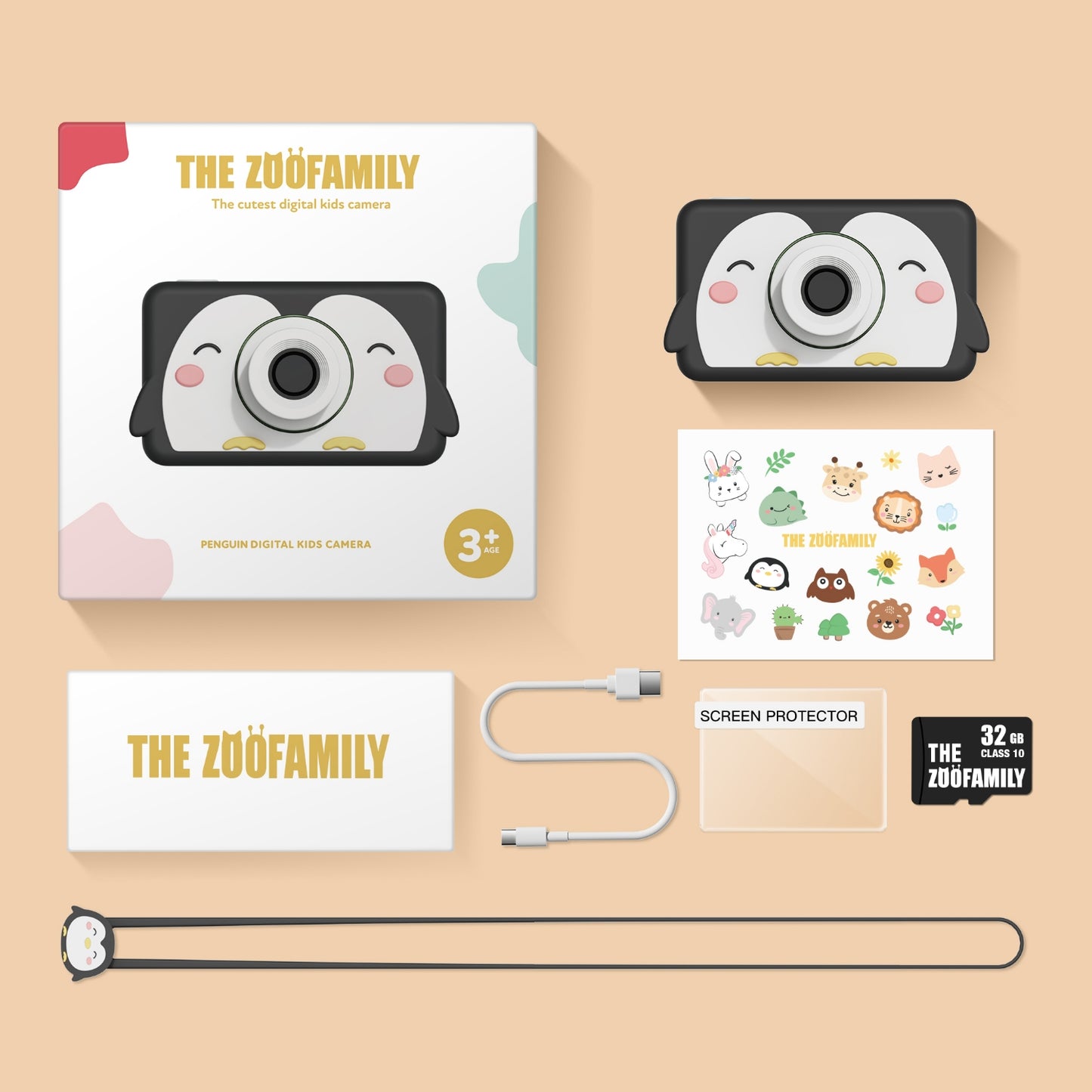 DIMM: Barnamyndavél · Zoo friends · Penguin