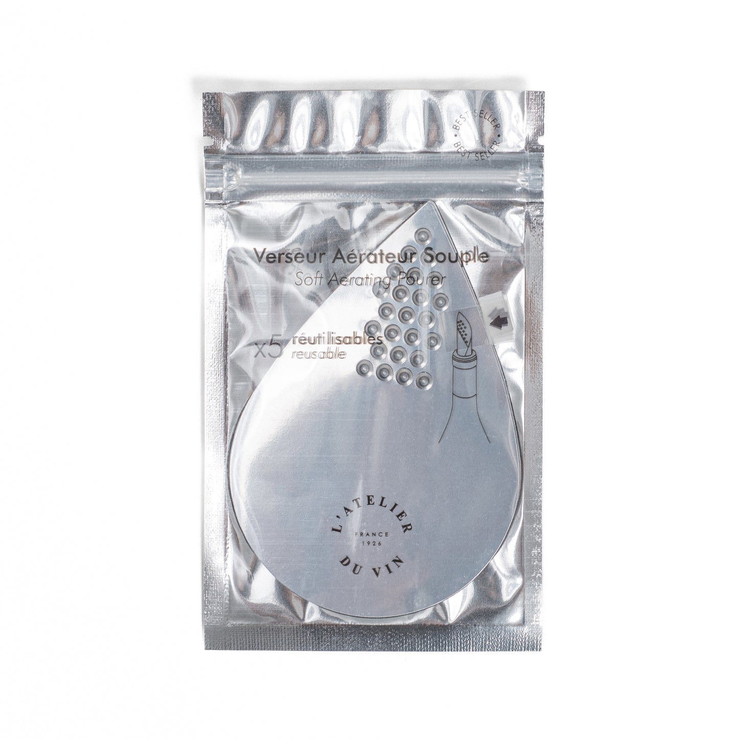 DIMM: Vínhellari · 5 stk · Silver & Black