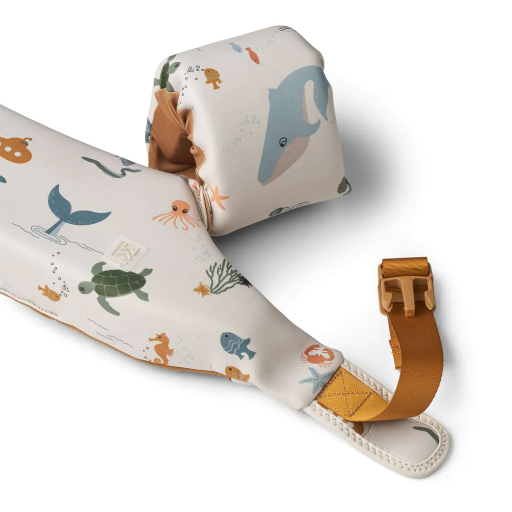DIMM: Liewood Darko sundbelti / puddle jumper · Sea creature / Sandy 11-19kg