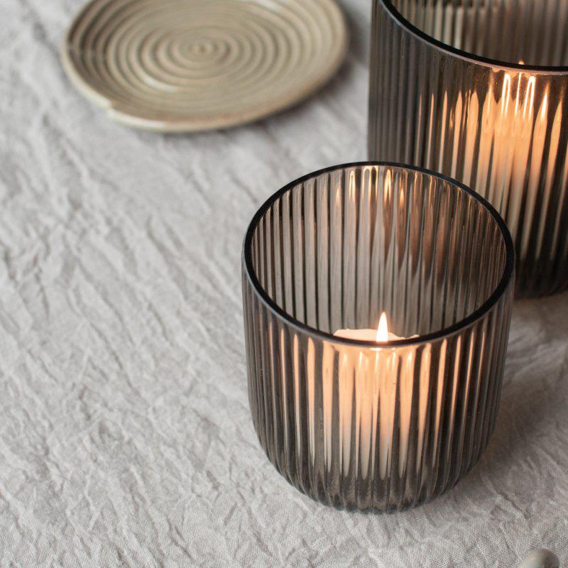 DIMM: Kertalukt / blómavasi · Simple stripe · brown