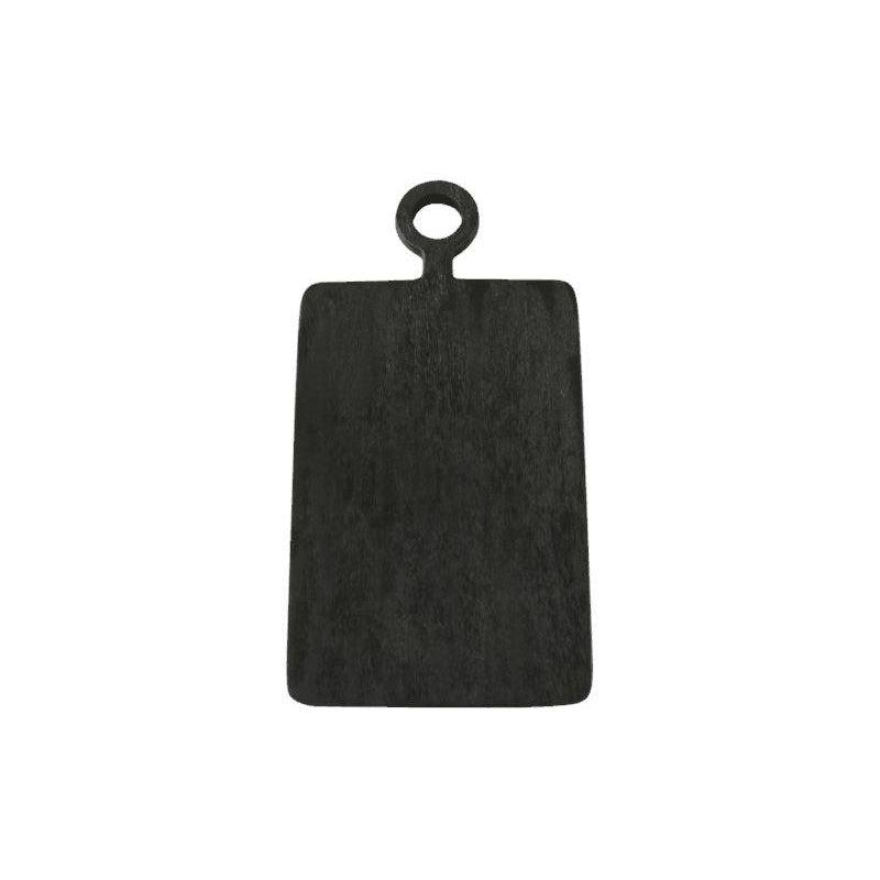 DIMM: Viðarbretti svart · 38x20,5cm · mangóviður