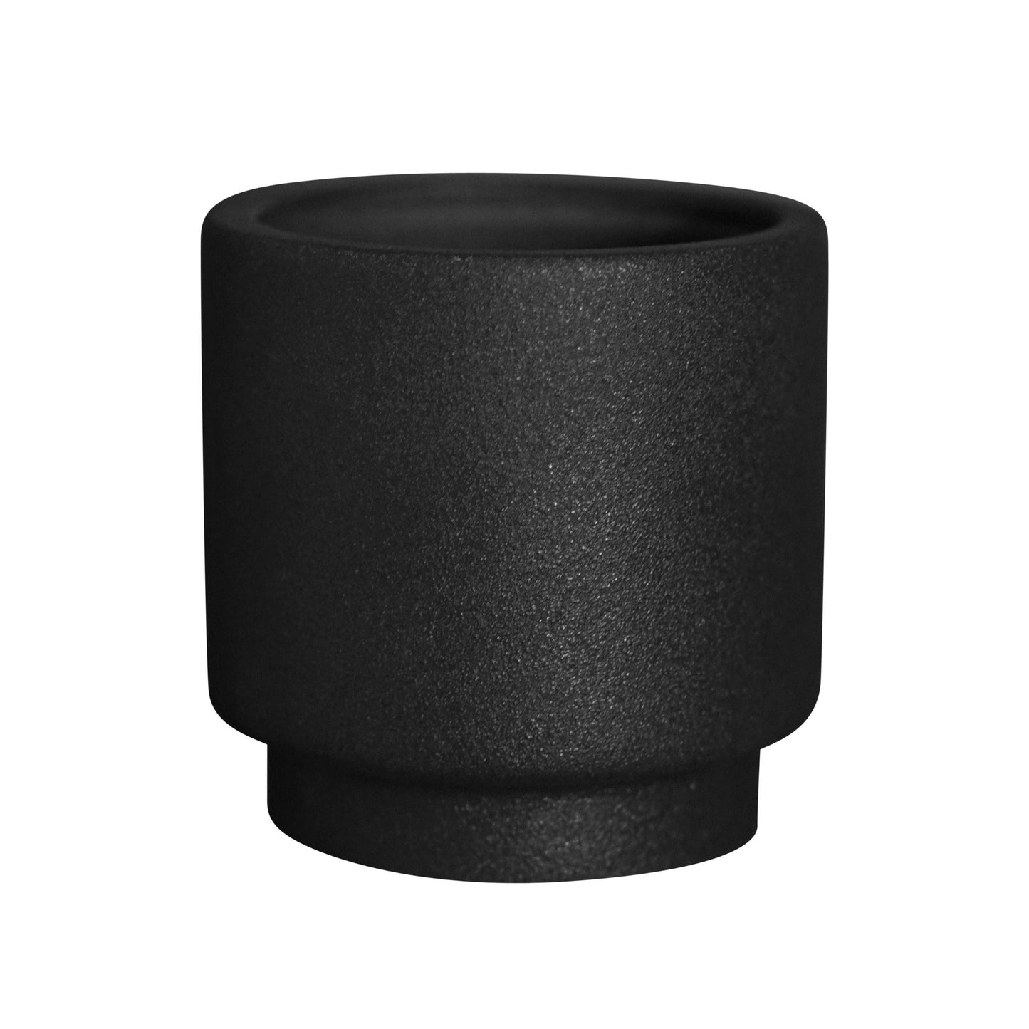 DIMM: Blómapottur Solid · svartur cast iron · nokkrar stærðir