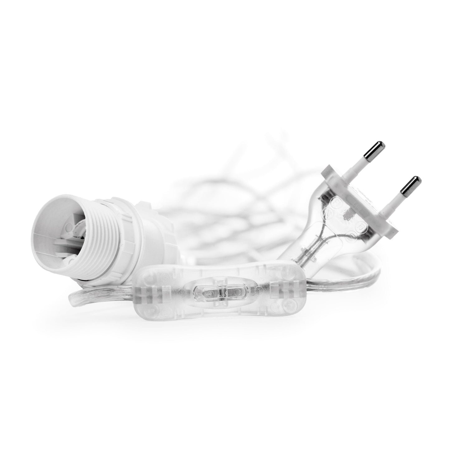 DIMM: Perustæði fyrir jólastjörnu · glært · 5 metrar með slökkvara