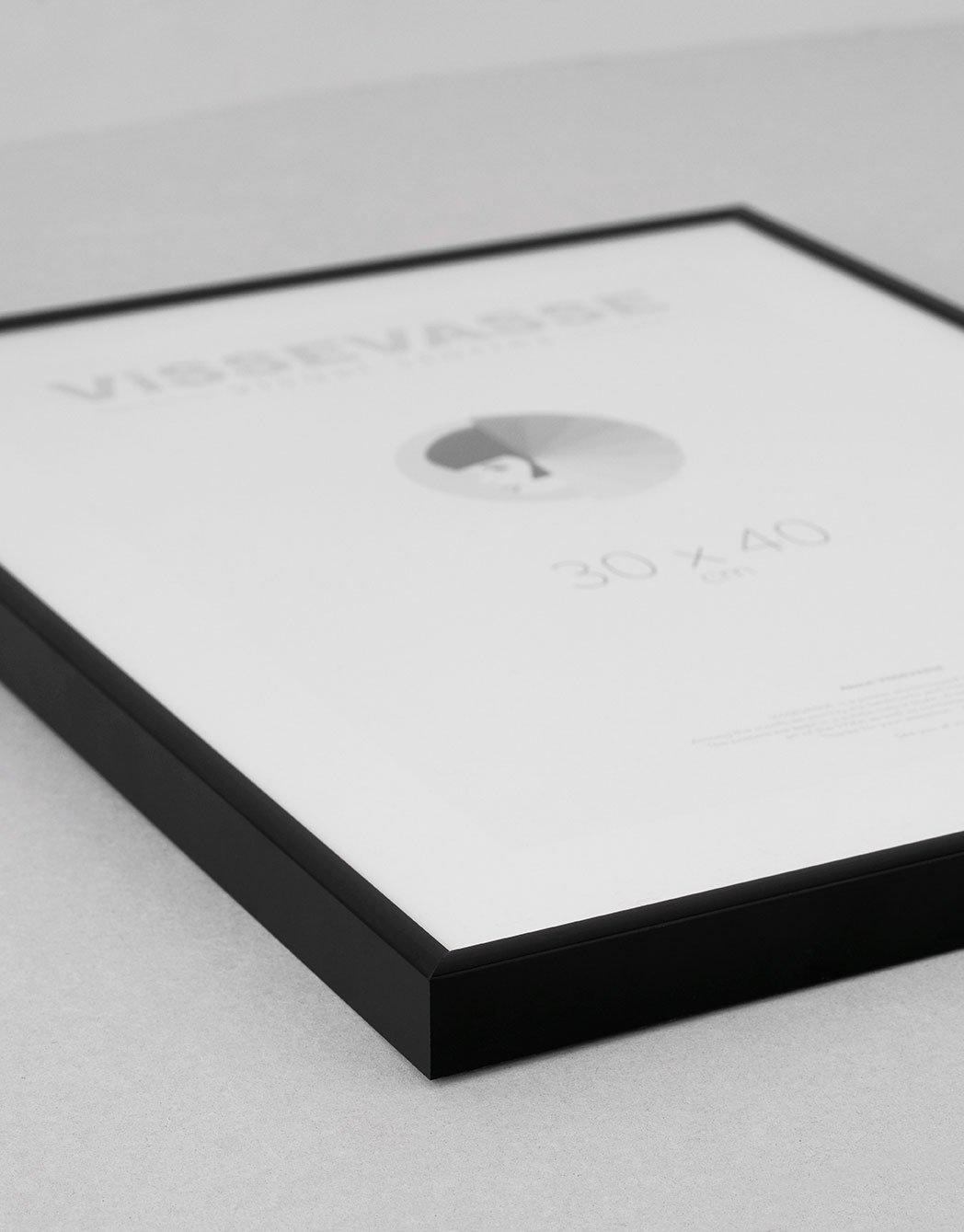 DIMM: Álrammi með glampavörn · Svartur