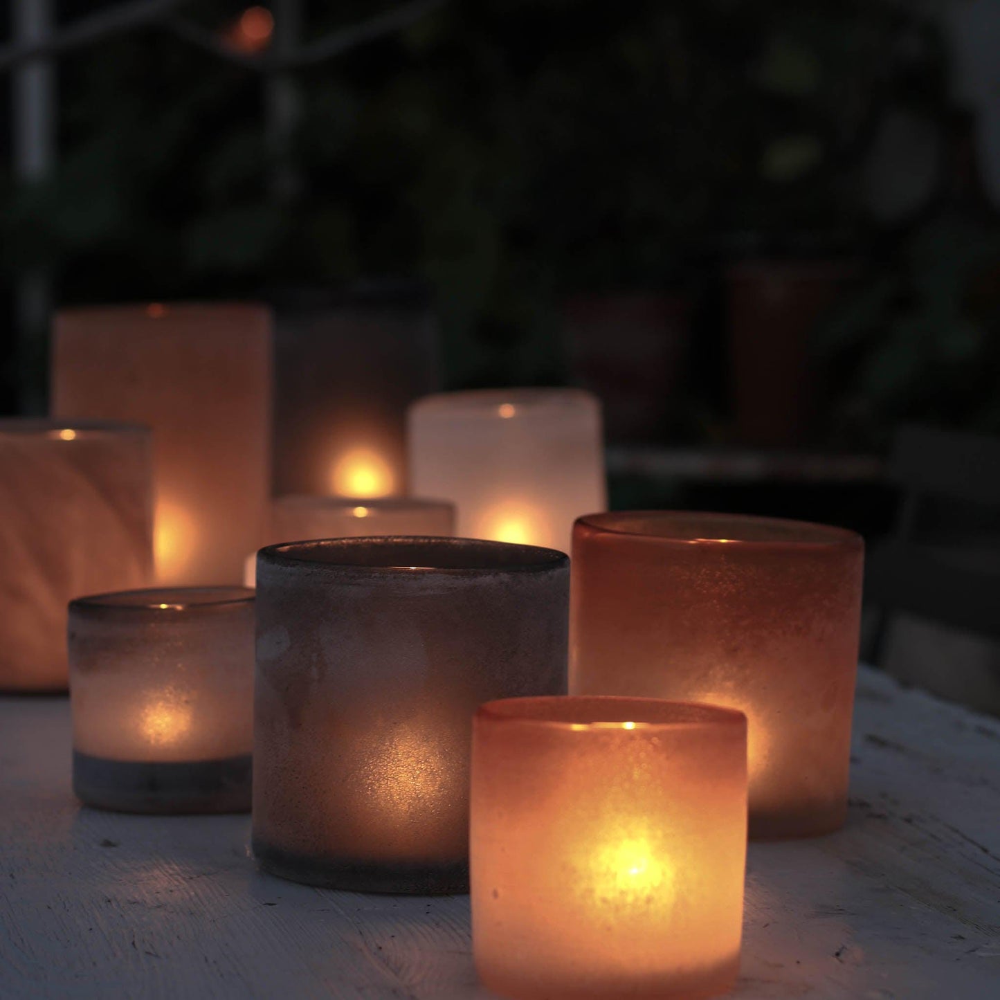 DIMM: Frost kertastjaki / kertalukt · brown