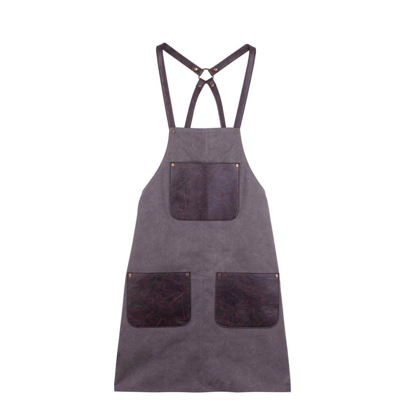 DIMM: Sandhamn svunta í gjafaöskju · strigi og leður · grá