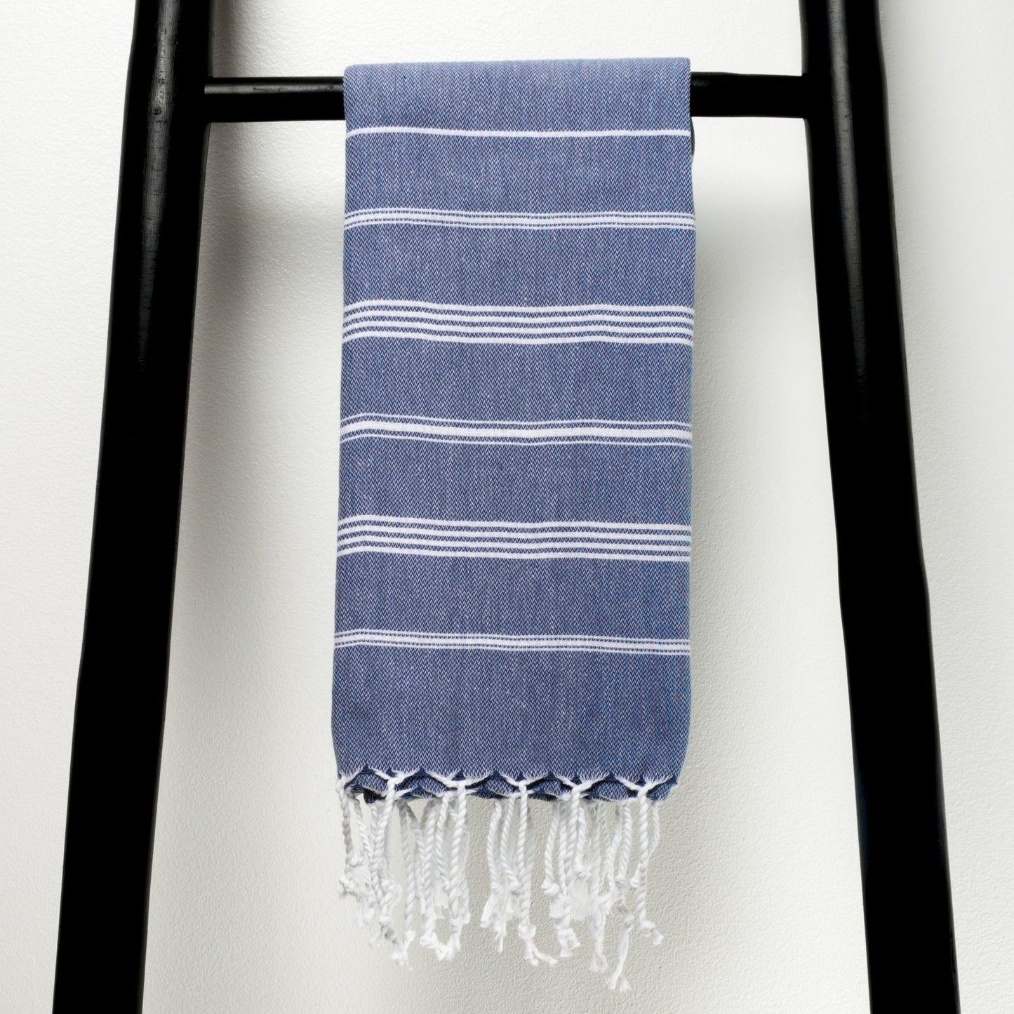 DIMM: Peshtemal Stripe lítið handklæði / viskastykki · dökkblátt