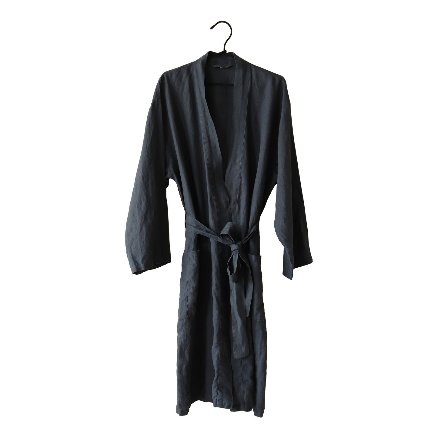 DIMM: Laval baðsloppur hör · night blue · S/M