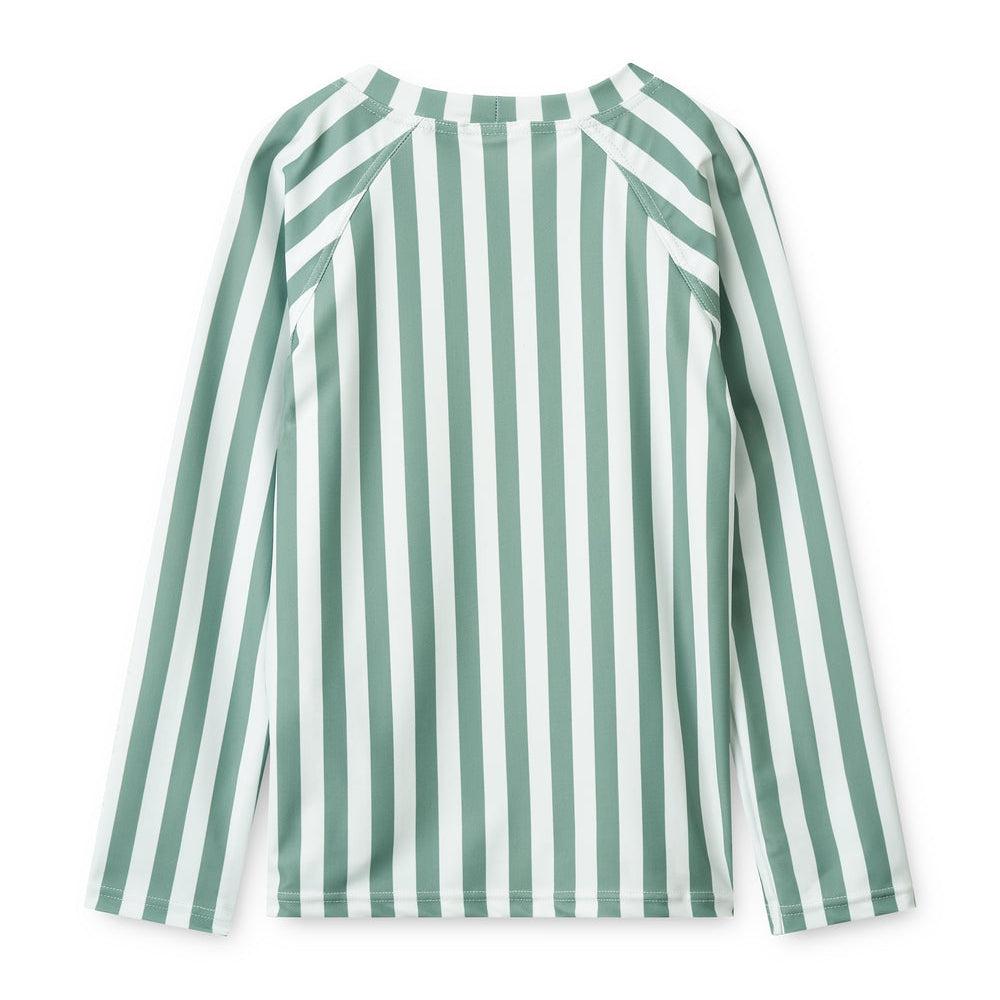 DIMM: Liewood Noah sundbolur langerma · Stripe Peppermint / Crisp white