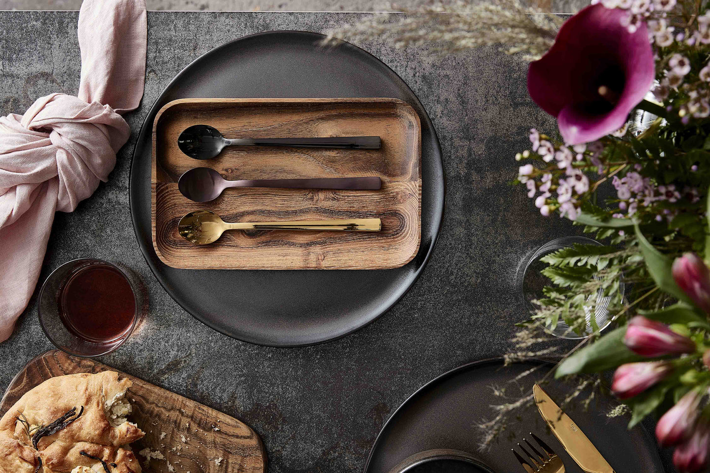 DIMM: Langar ísskeiðar · 4stk · svartar