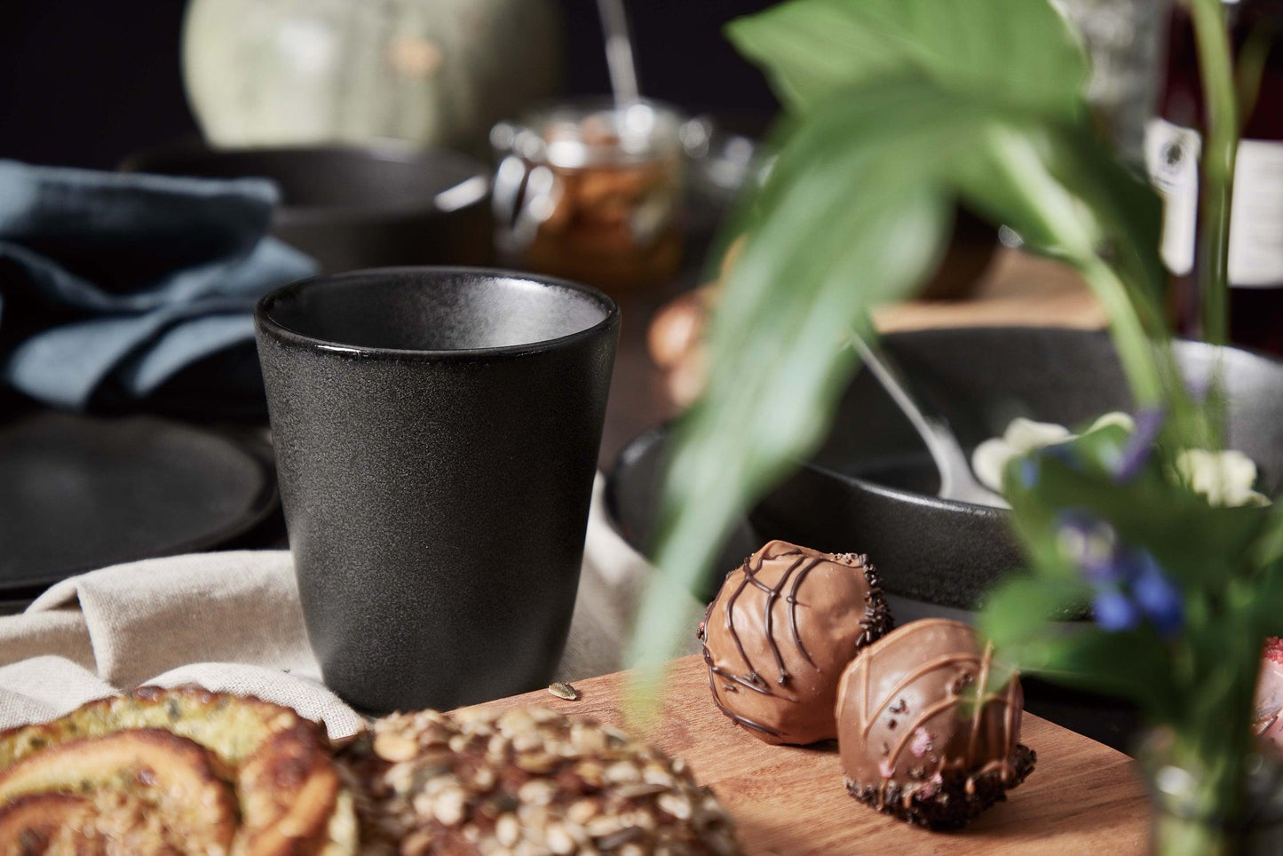 DIMM: Skál · 13,5 x 6 cm · Titanium black