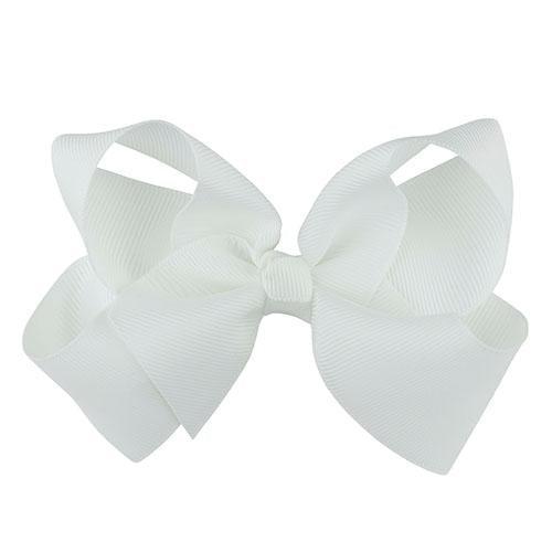 DIMM: Hárspenna með slaufu · Hvít