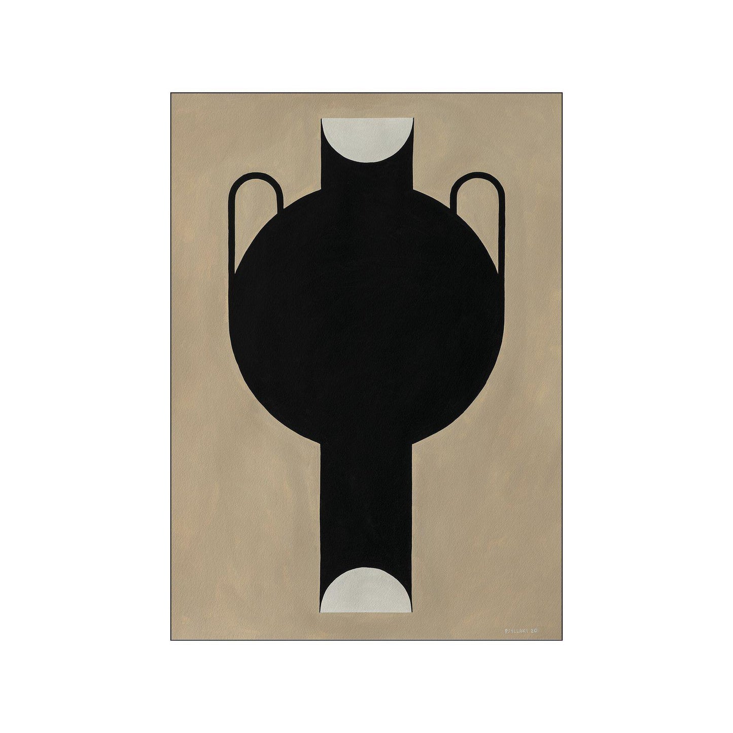 DIMM: Veggspjald · Studio Paradissi · Silhouette Of A Vase 07