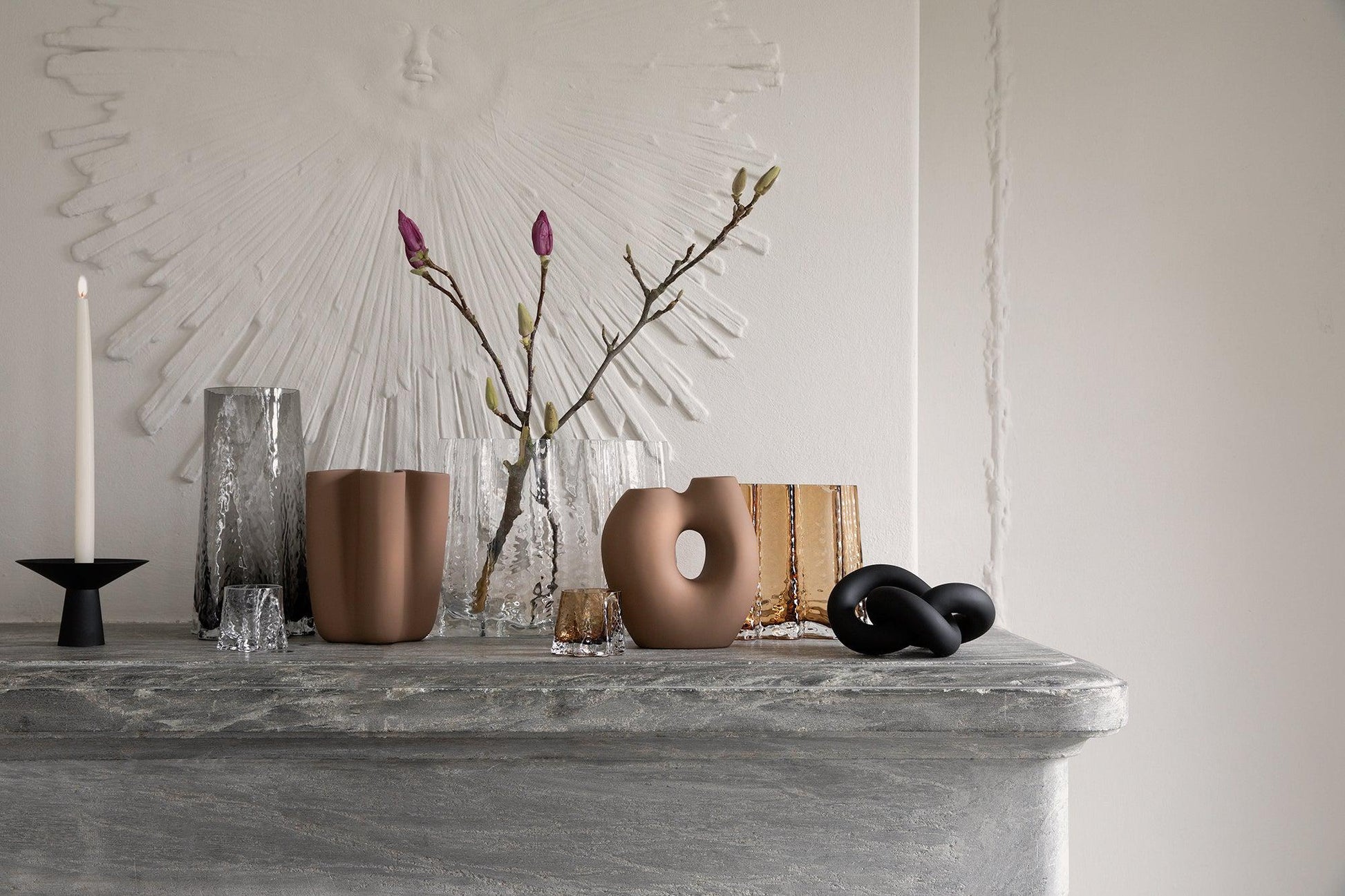 DIMM: Cooee Design Gry vase · 30 cm · Smoke