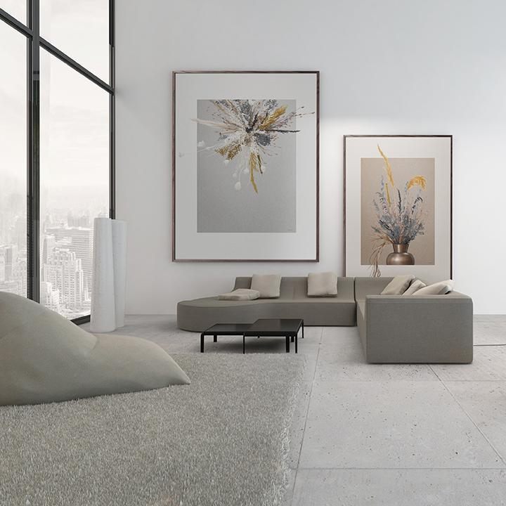 DIMM: Veggspjald · Vintage Flower CC4