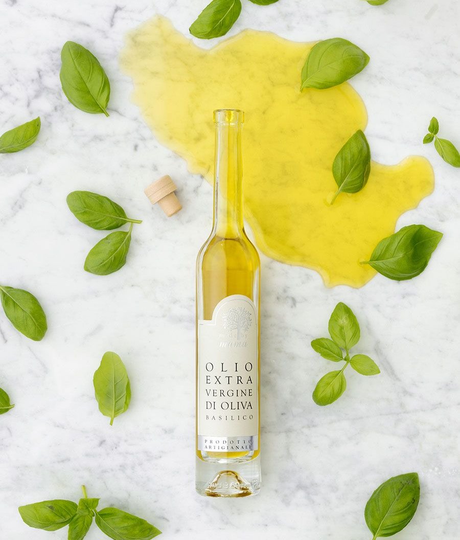 DIMM: Lífræn ólífuolía · basiliku · 100ml