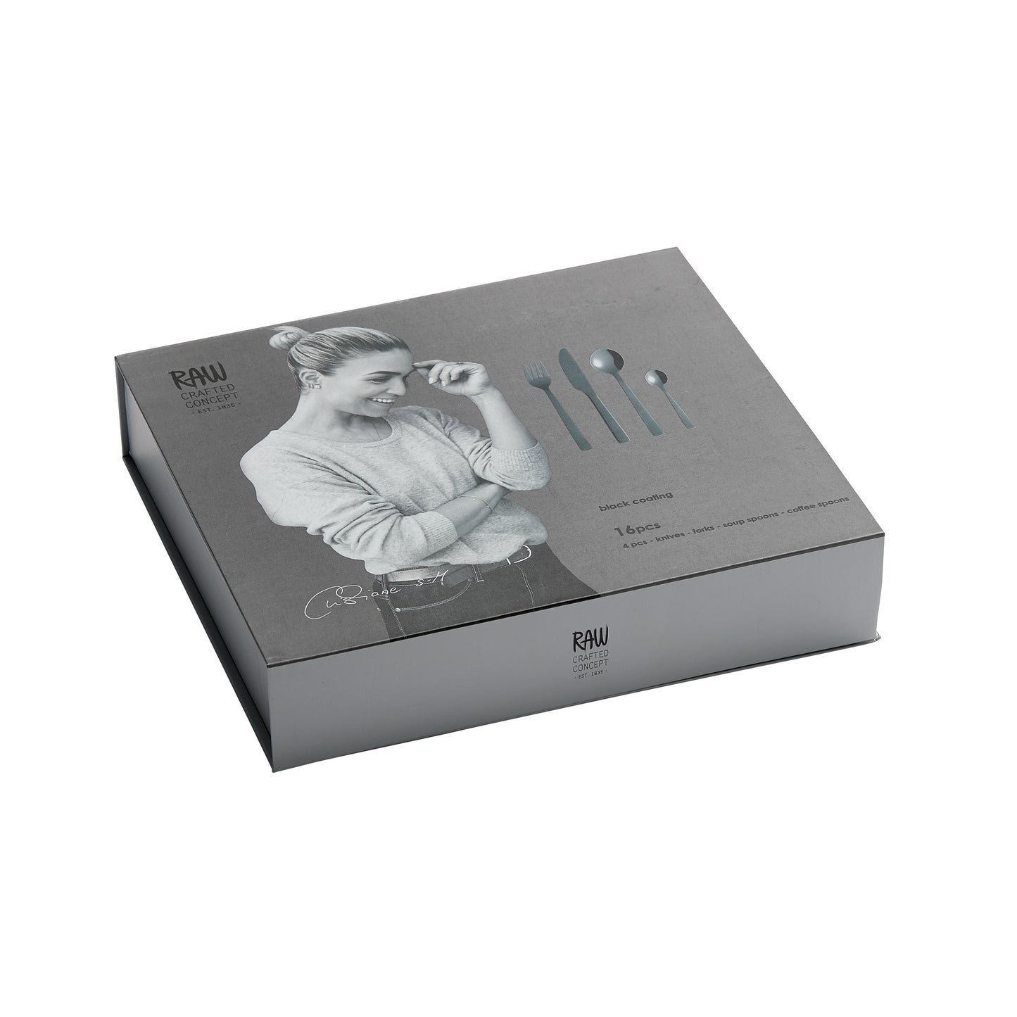 DIMM: Hnífapör · 16 stk · svört