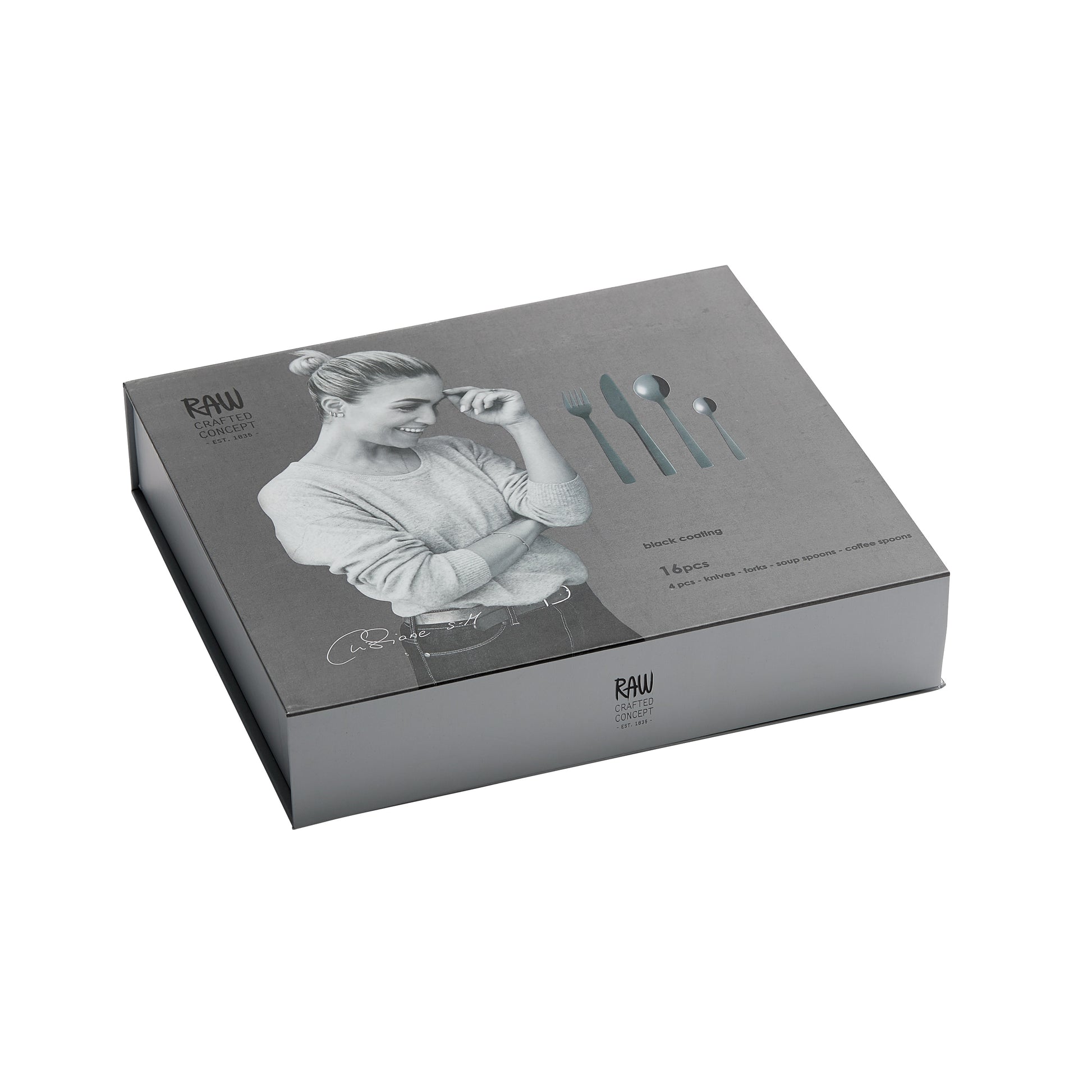 DIMM: Hnífapör · 16 stk · svört