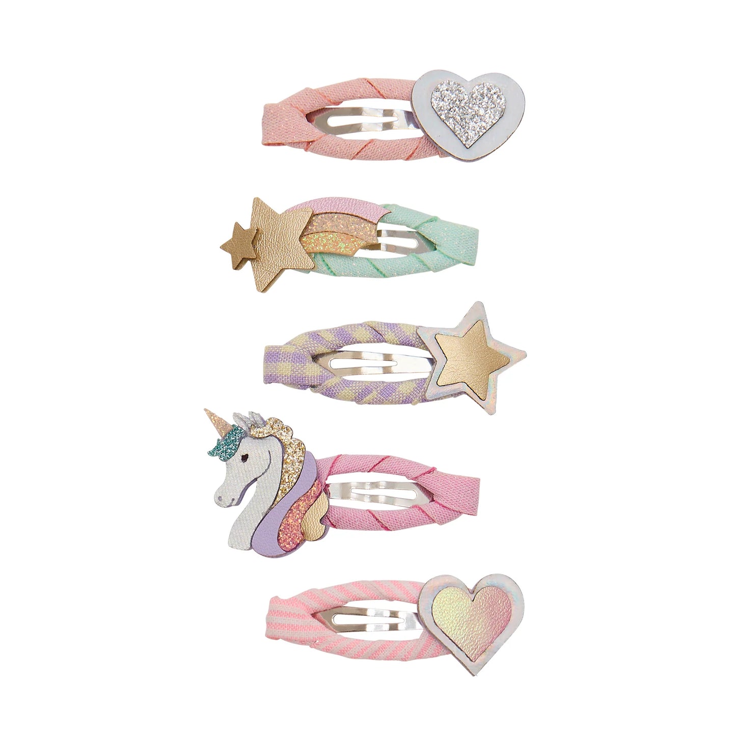Hárspennur mini · 5 stk · Dreamy Unicorn