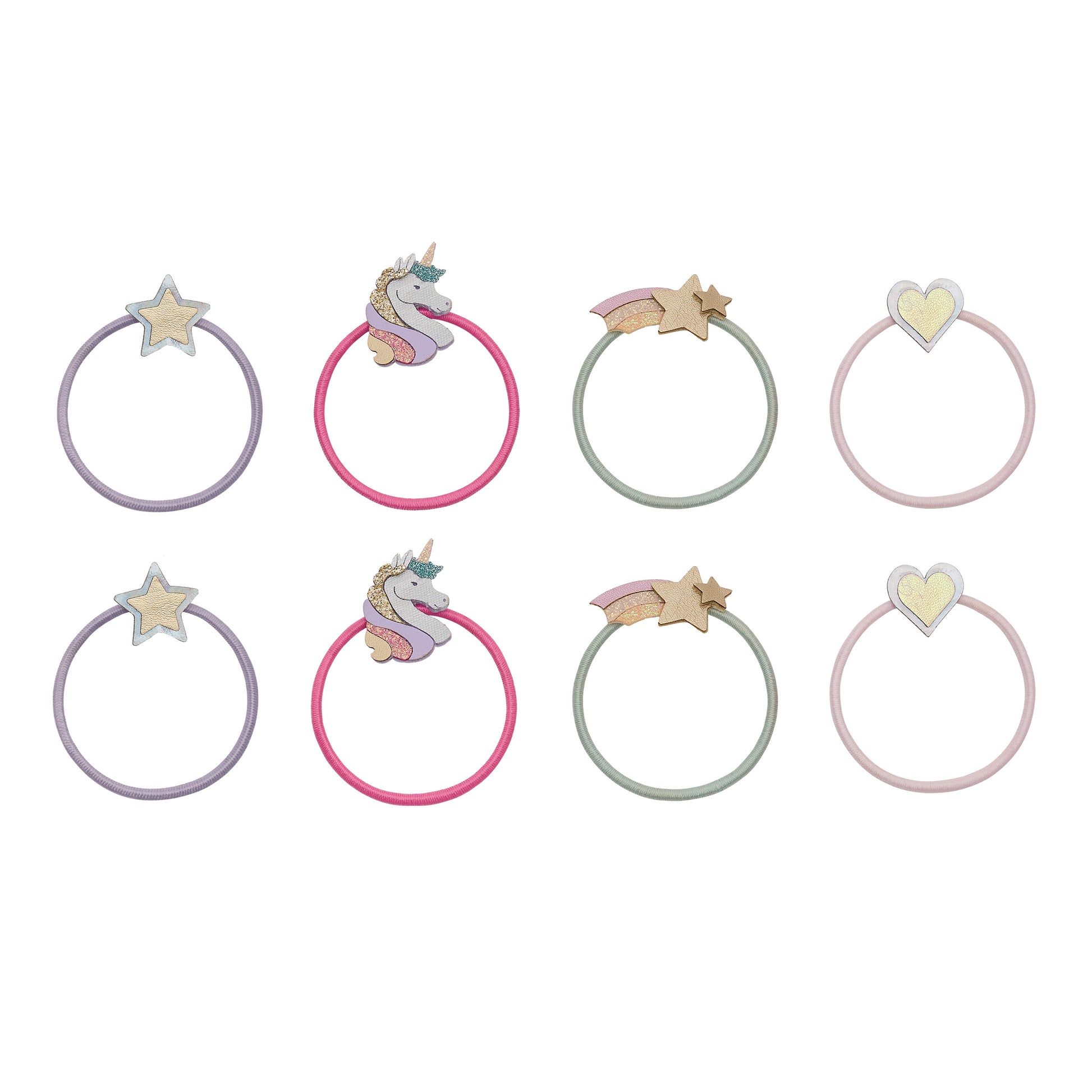 DIMM: Hárteygjur · 8 stk · Dreamy unicorn