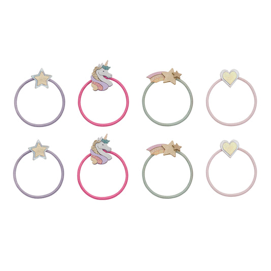 DIMM: Hárteygjur · 8 stk · Dreamy unicorn