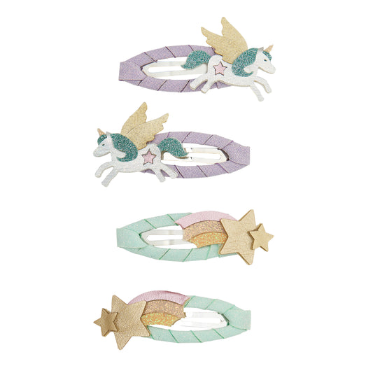 DIMM: Hárspennur · 4 stk · My little unicorn